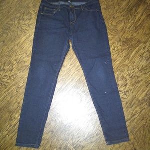 High rise skinny jeans